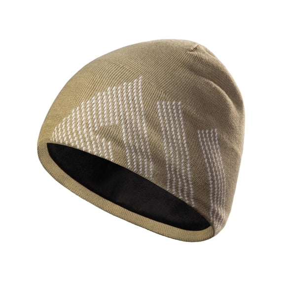 AONIJIE M39 Windproof Insulated Wool Knitted Beanie for Men and Women, Thermal Winter Ski Hat for Cold Weather, Stretchable Outdoor Fleece Lined Skull Cap