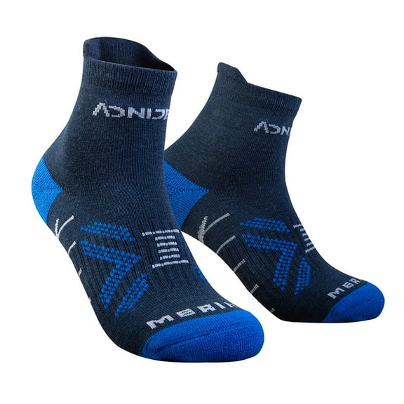 AONIJIE Mid-tube Athletic Wool Socks Non-slip and Warm  Moisture Wicking Odor Control Ankle Socks for Men and Women