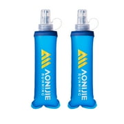 AONIJIE TPU Soft Flask Water Bottle Collapsible Running Flask for Hydration Pack, BPA Free, Wide Opening, for Outdoor Sports Hydration