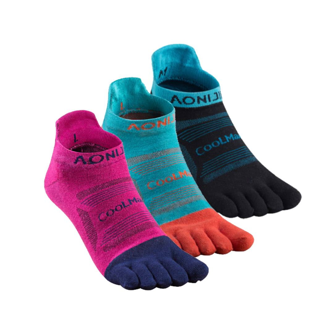 AONIJIE Toe Socks for Men and Women High Performance Athletic Running
