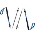 thumbnail image 1 of AONIJIE Trekking Poles-2 Ultralight Collapsible Carbon Fiber & 7075 Aluminum,Adjustable 100-125cm, Blue, 1 of 8