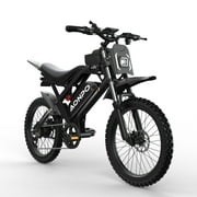 AONPO A20 Electric Bike for Adults, 20*4.0 Fat Tire E-Mountain Bicycle,Peak 1500W Motor 48V 18.2Ah 7-Speed E-Bike UL2849, LCD Display with NFC Unlock