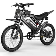 AONPO A20 Electric Bike for Adults, 20*4.0 Fat Tire E-Mountain Bicycle with maximum speed 30 MPH,Peak 1500W Motor 48V 18.2Ah 7-Speed E-Bike UL2849, LCD Display with NFC Unlock