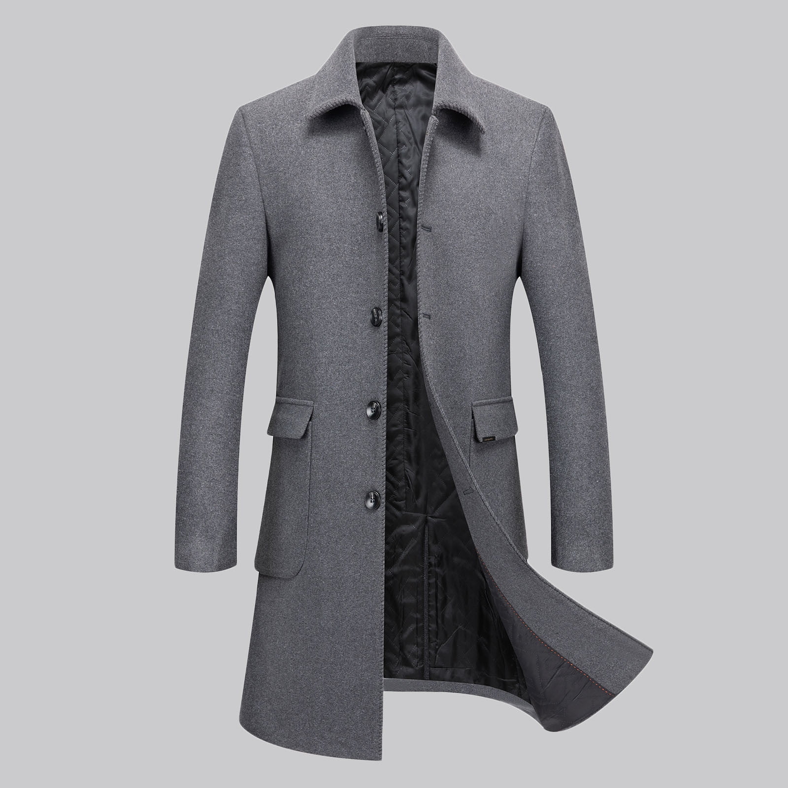 gris 2022aw 新品　trench over shirt  XL Amazon.com: ZWRXW Women's Oversized Trench Jackets Button
