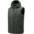 thumbnail image 1 of AOOCHASLIY 2023 Men Fall Coat Men's and Winter Jacket Cotton Waistcoat Warm Vest, 1 of 4