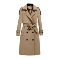 thumbnail image 1 of AOOCHASLIY 2023 Women Winter Coat Fashion Women Turn Down Collar Long Sleeve Casual Coat Cardigan Blouse, 1 of 5