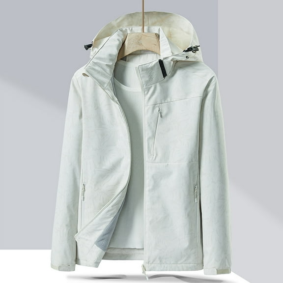 AOOCHASLIY 2023 Women Winter Coat Outdoor Charging Suit For Women Outdoor Breathable, Plush and Thickened Mountain Climbing Suit, Trendy Jacket