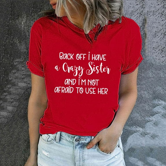 AOOCHASLIY 2024 American Carnival Tops Women's Funny Printed Pattern Casual Fashion Soild Color Short Sleeve Tops Blouse New Years Gifts
