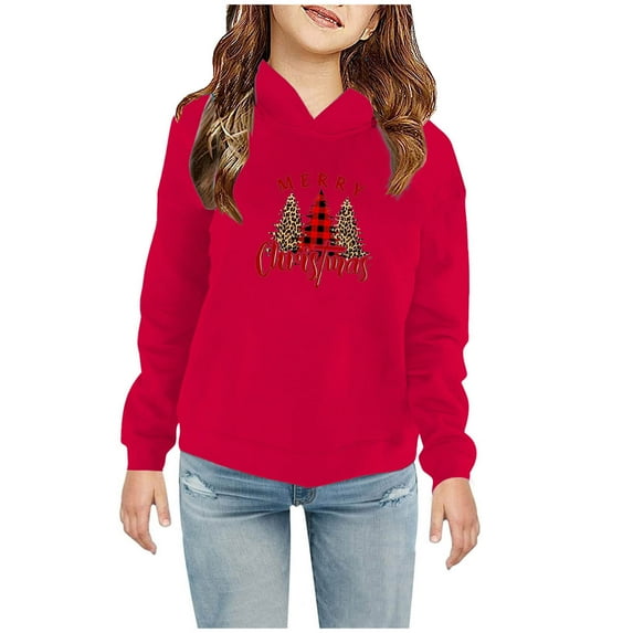 AOOCHASLIY Baby Days Christmas Toddler Baby Boy's Girl's Hoodie Children's Casual Print Sweatshirt For The Baby Gift