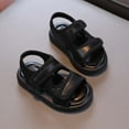thumbnail image 1 of AOOCHASLIY Black and Friday Kids Shoes Baby Girls Boys Children's Beach Shoes Soft Sole Toe Crash Sandals Roman Sandals, 1 of 5