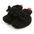 thumbnail image 1 of AOOCHASLIY Black and Friday Kids Shoes Infant Kids Girl's Baby Soft Cotton Shoes Toddler Bow-knot Warm Shoes, 1 of 5