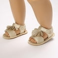 thumbnail image 1 of AOOCHASLIY Black and Friday Kids Shoes Newborn Baby Summer Sandals Bow Soft Sole Crib Shoes Kids Anti-slip Prewalker, 1 of 5