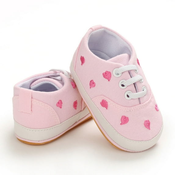 AOOCHASLIY Black and Friday Kids Shoes Toddler Kids Baby Boys Girls Star Heart Flat Rubber Non-Slip Walking Shoes