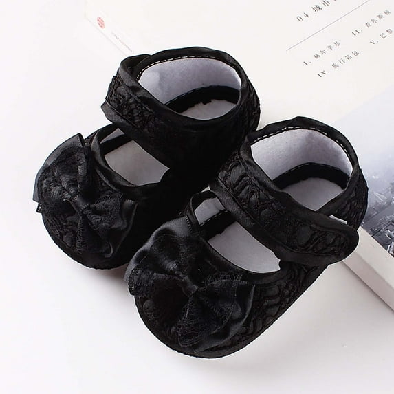 AOOCHASLIY Black and Friday Kids Shoes Toddler Kids Baby Girls Anti-slip Toddler Shoes Soft Sole Princess Shoes