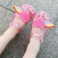 thumbnail image 1 of AOOCHASLIY Black and Friday Kids Shoes Toddler Shoes Baby Girls Cute Fruit Jelly Colors Hollow Out Non-slip Soft Sole Beach Roman Sandals, 1 of 5