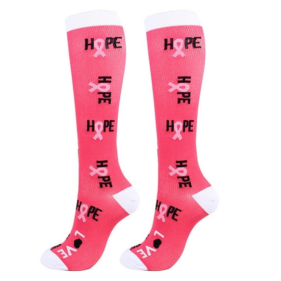 AOOCHASLIY Christmas/Daily Socks Fashion Unisex Adults Women Cute Print Socks Warm Pressure Stockings