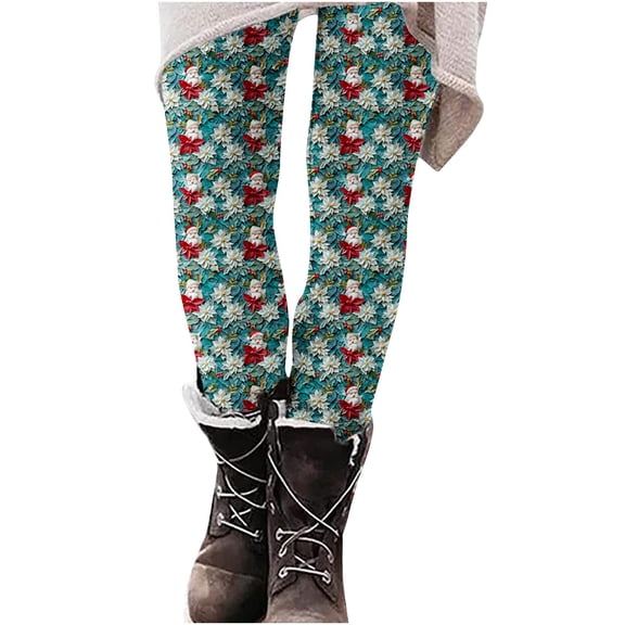 AOOCHASLIY Christmas Leggings for Women - Comfy Festive Holiday Themed High and Mid Waisted Fall Winter Leggings