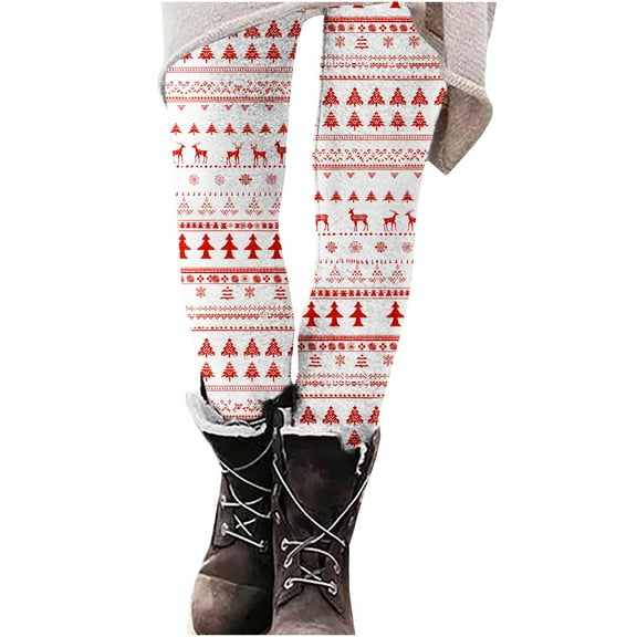 AOOCHASLIY Christmas Leggings for Women - Comfy Festive Holiday Themed High and Mid Waisted Fall Winter Leggings