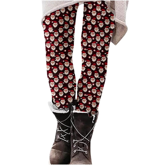 AOOCHASLIY Christmas Leggings for Women - Comfy Festive Holiday Themed High and Mid Waisted Fall Winter Leggings
