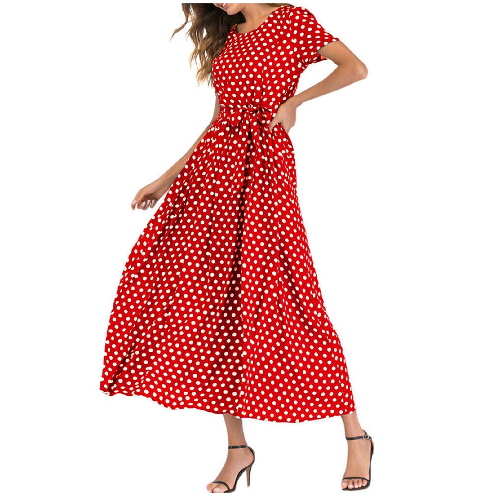 niana ANDRESD flocky dot pants dress　M flocky dot pants dress | ANDRESD