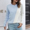 thumbnail image 1 of AOOCHASLIY Clearance Sweaters Women Casual Fashion Solid Hollow Out Pullover Sleeve Round-Neck Sweater, 1 of 5