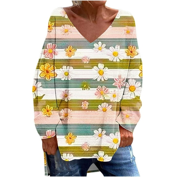 AOOCHASLIY Trendy Women Tops Women Summer Cropped Sleeves Round Neck Irregular Hem Fashion Printed Tops