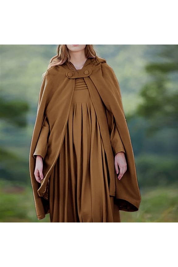 Fall Clothes Women Trench Open Front Cardigan Jacket Coat Shawl Cape Cloak Mantle Plus Coat