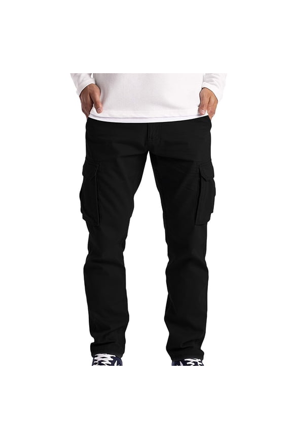 Fall Men's Cargo Trousers Work Wear Combat Cargo 6 Pocket Full Pants