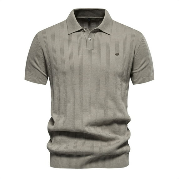 AOOCHASLIY Father's Day Gifts Mens Polo Shirts Quick Dry Short Sleeve Golf T Shirt Performance Moisture Wicking Casual Workout
