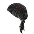 thumbnail image 1 of AOOCHASLIY Hats for Women Clothes Women Ruffle Cancer Chemo Hat Beanie Scarf Turban Head Wrap Cap, 1 of 2