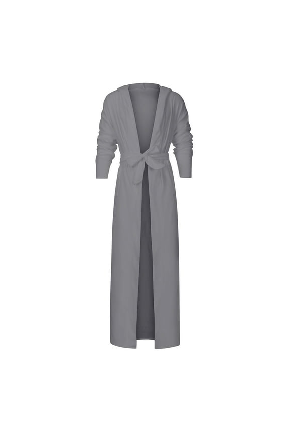 House Eobes for Men Clothes Long Robes Winter Plush Lengthened Shawl Bathrobe Home Clothes Long Sleeved Robe Coat
