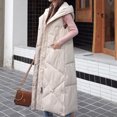 thumbnail image 1 of AOOCHASLIY Ladies Coat Clothes Winter Fashion Woman Lengthened and Thickened Medium Length Down Cotton Jacket, 1 of 5