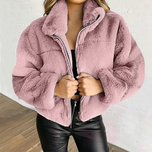 AOOCHASLIY Ladies Coat Clothes Women's Fashion Street Loose Long Sleeve Solid Color Casual Cardigan Coat