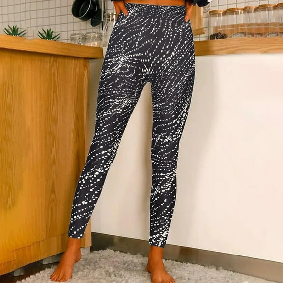 AOOCHASLIY Long Pants Clearance Women's Summer Casual Elastic Waist Printed Pants