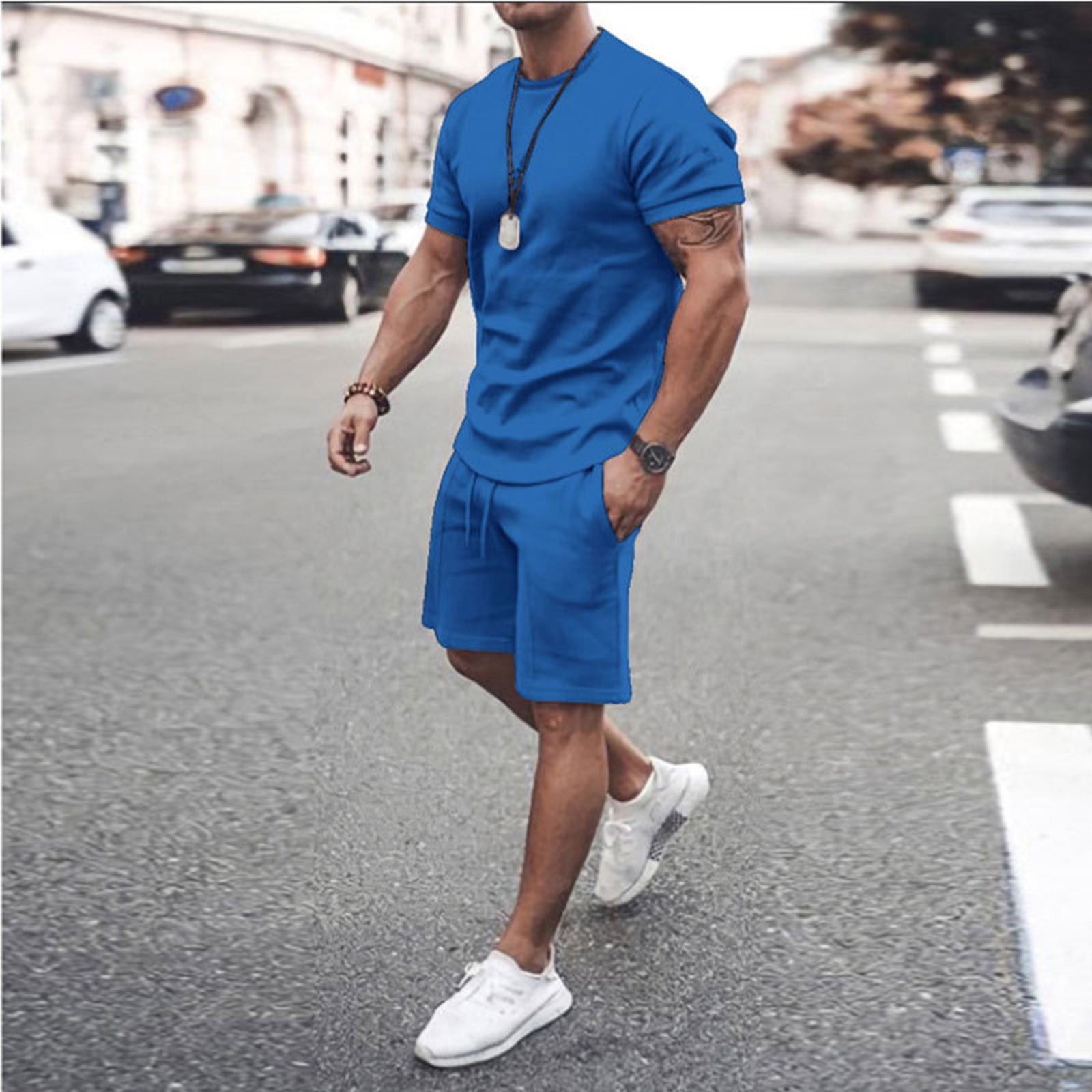 Short sleeve deals jogging suit