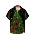 thumbnail image 1 of AOOCHASLIY Mens T-shirts Short Sleeve Men Hawaiian Short Sleeve Beach Shirt Printed Summer Casual Button Down Shirts, 1 of 5