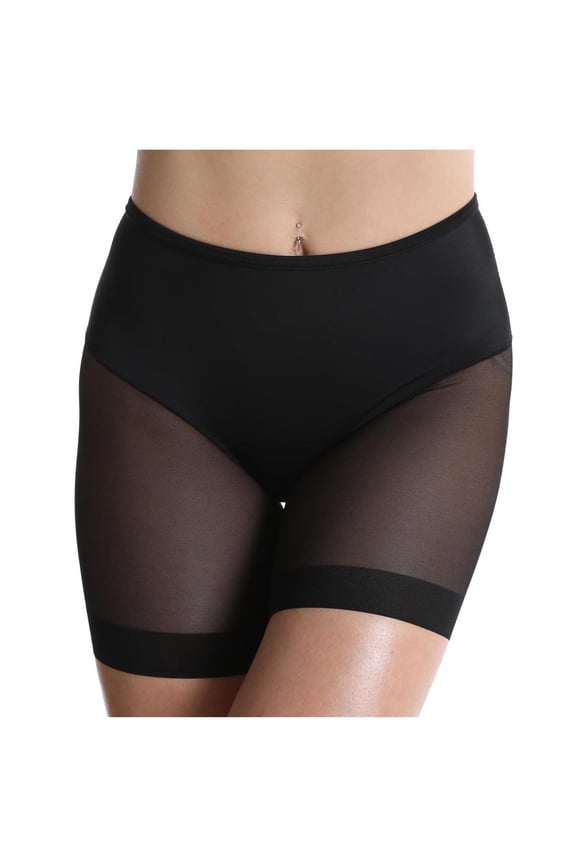 Shapewear for Women Clearance Body Sculpting Pants Women's Mid-waist Abdomen Pants High-waist Leggings Mesh Boxer Pants