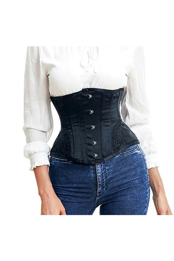 Shapewear for Women Clothes Women's Court Corset Body Shaping Clothes Shapeware Gothic Retro Girdle With Straps And Chest Support