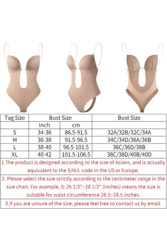 Shapewear for Women Clothes Women Plunging Sexy Solid Tight-Fitting Body Waist Deep V Neck Wedding Shapewear