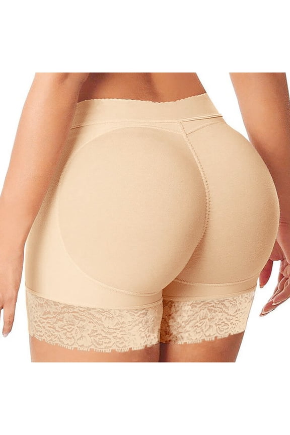 Shapewear for Women Clothes Women's Mid-Waisted Hip-Lifting Body Sculpting Breathable Fake Butt-Beauty Pants