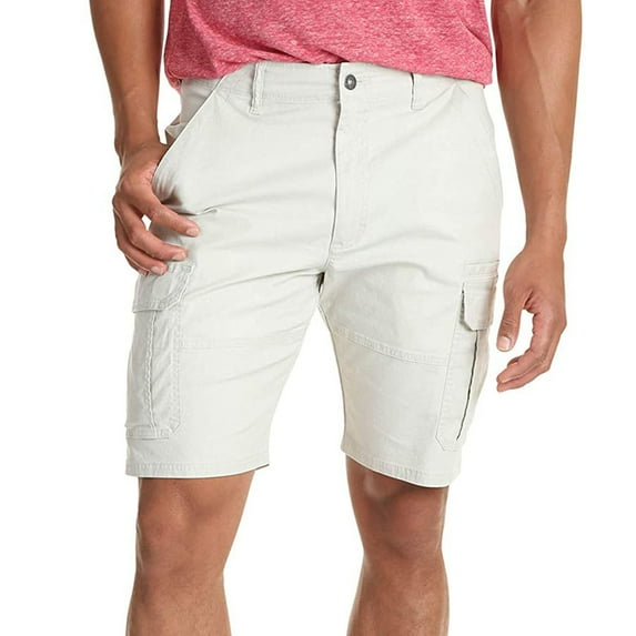 AOOCHASLIY Shorts Men Clothes Fashion Men's Pocket Zipper Resilience Leisure Time Tooling Short Pants