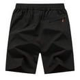 thumbnail image 1 of AOOCHASLIY Shorts Men Clothes Men's Summer Casual New Fashion Belt Shorts Fashionable Pure Color Shorts, 1 of 7