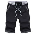 thumbnail image 1 of AOOCHASLIY Shorts Men Clearance Mens Casual Comfortable Workout Shorts Drawstring Zipper Pockets Elastic Shorts, 1 of 4