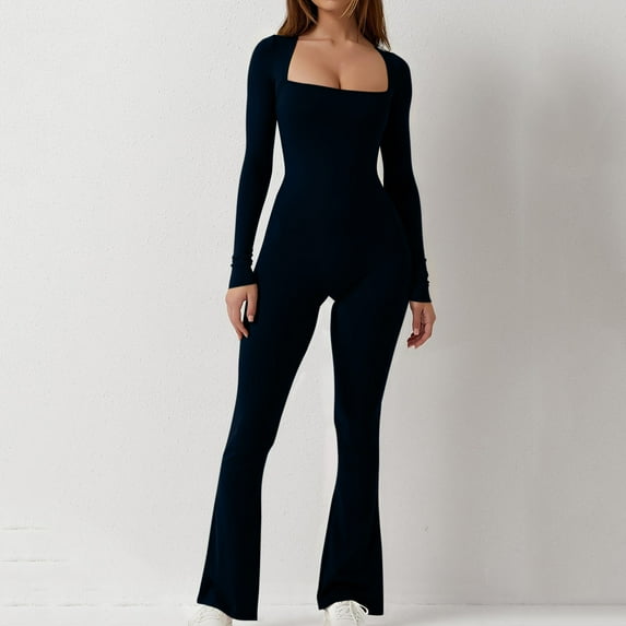 AOOCHASLIY Valentine's Day Women Pants Spring and Fall Tight Waistband Sleeveless Neck Long Jumpsuit