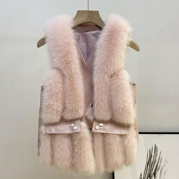 AOOCHASLIY Valentine's Day Women Vest Womens Fall Winter Sleeveless Coat Zip Up Warm Jackets Outerwear with Pockets