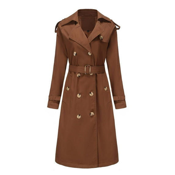 AOOCHASLIY Women Coat Clearance Women's Long Sleeved V Neck Straight Pocket Women's Windbreaker Cardigan Jacket