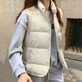 thumbnail image 1 of AOOCHASLIY Women Coat Fashion Women Warm Jacket Winter Casual Sleeveless Versatile Top, 1 of 5