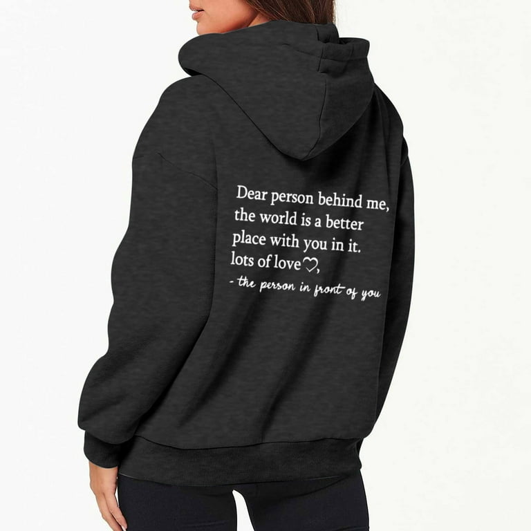 Printed Long-Sleeved Hooded Sweater Coat