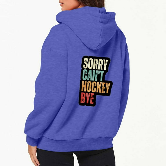 AOOCHASLIY Women Coat Women's Casual Printed Zippered Long Sleeved Hooded Sweater Jacket Top