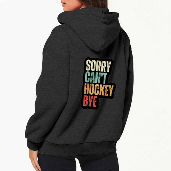 AOOCHASLIY Women Coat Women's Casual Printed Zippered Long Sleeved Hooded Sweater Jacket Top